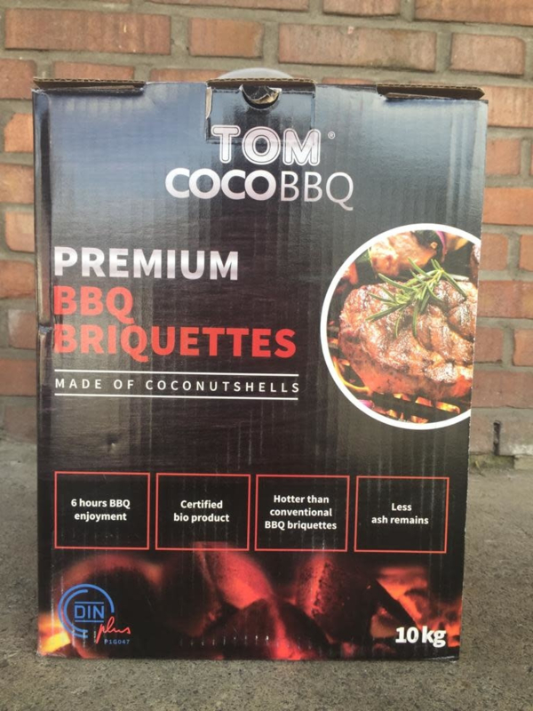 Tom COCOBBQ Premium BBQ Briketten 10kg