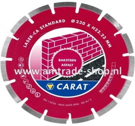 CARAT LASER BAKSTEEN / ASFALT STANDAARD - CA Ø115mm