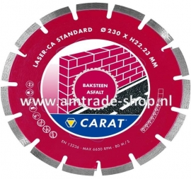 CARAT LASER BAKSTEEN / ASFALT STANDAARD - CA Ø125mm