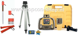 SUPERDEAL Bouwlaser RL-H5A met baak & statief