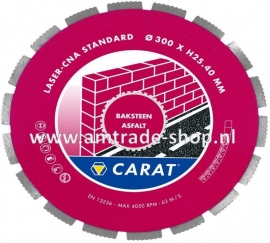 CARAT LASER BAKSTEEN / ASFALT STANDAARD - CNA Ø300mm