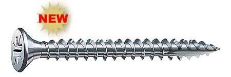 Spaanplaatschroef Plus 3,5 x 30 vlakkop doos a 200st. INCLUSIEF BIT