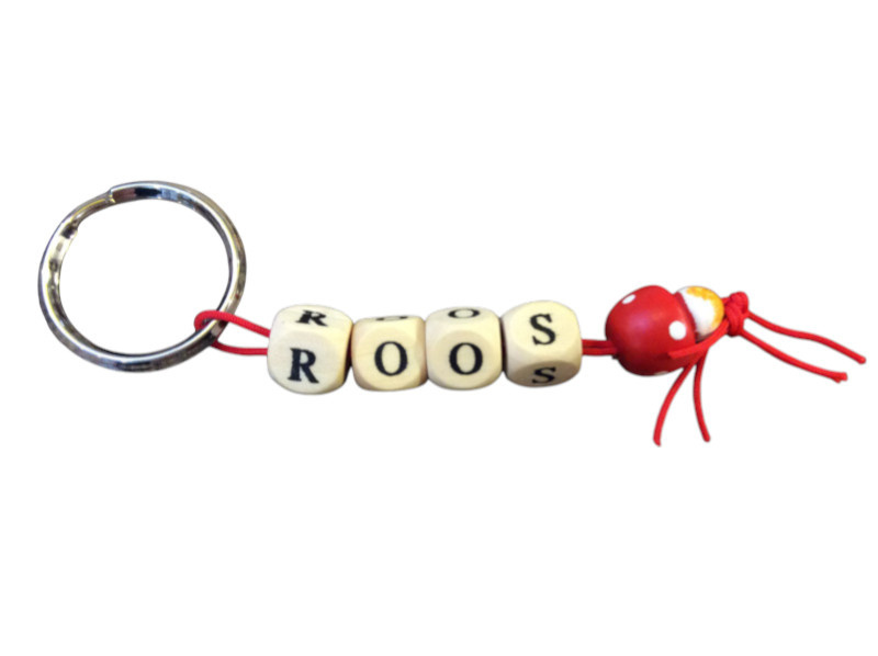 Naamsleutelhanger paddestoel