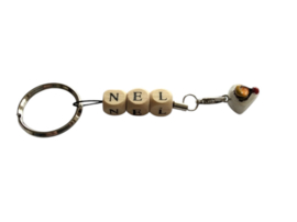 Naamsleutelhanger taartje