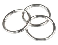 Metalen sleutelhanger ring 20 mm.