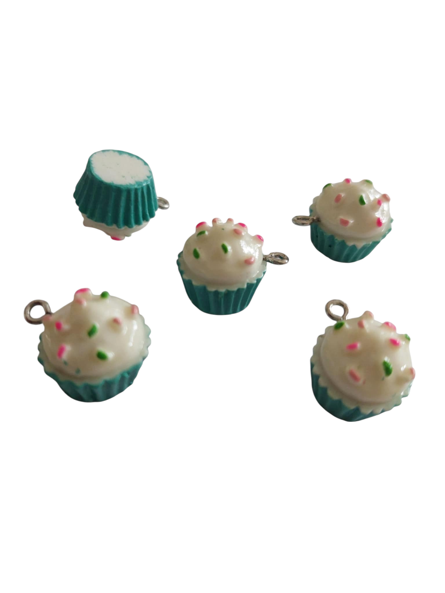 Kunststof hanger/bedel cupcake
