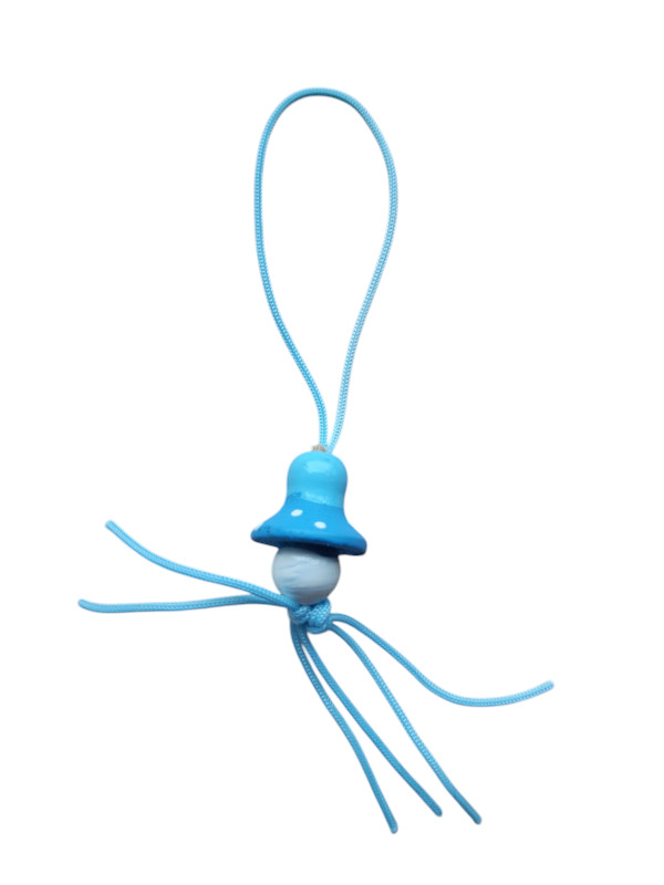 Gelukspoppetje speen blauw