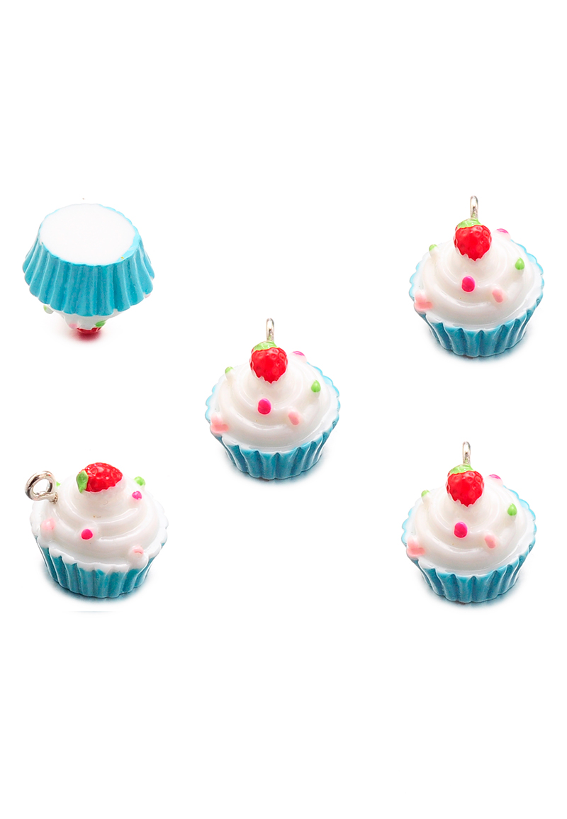 Kunststof hanger/bedel cupcake