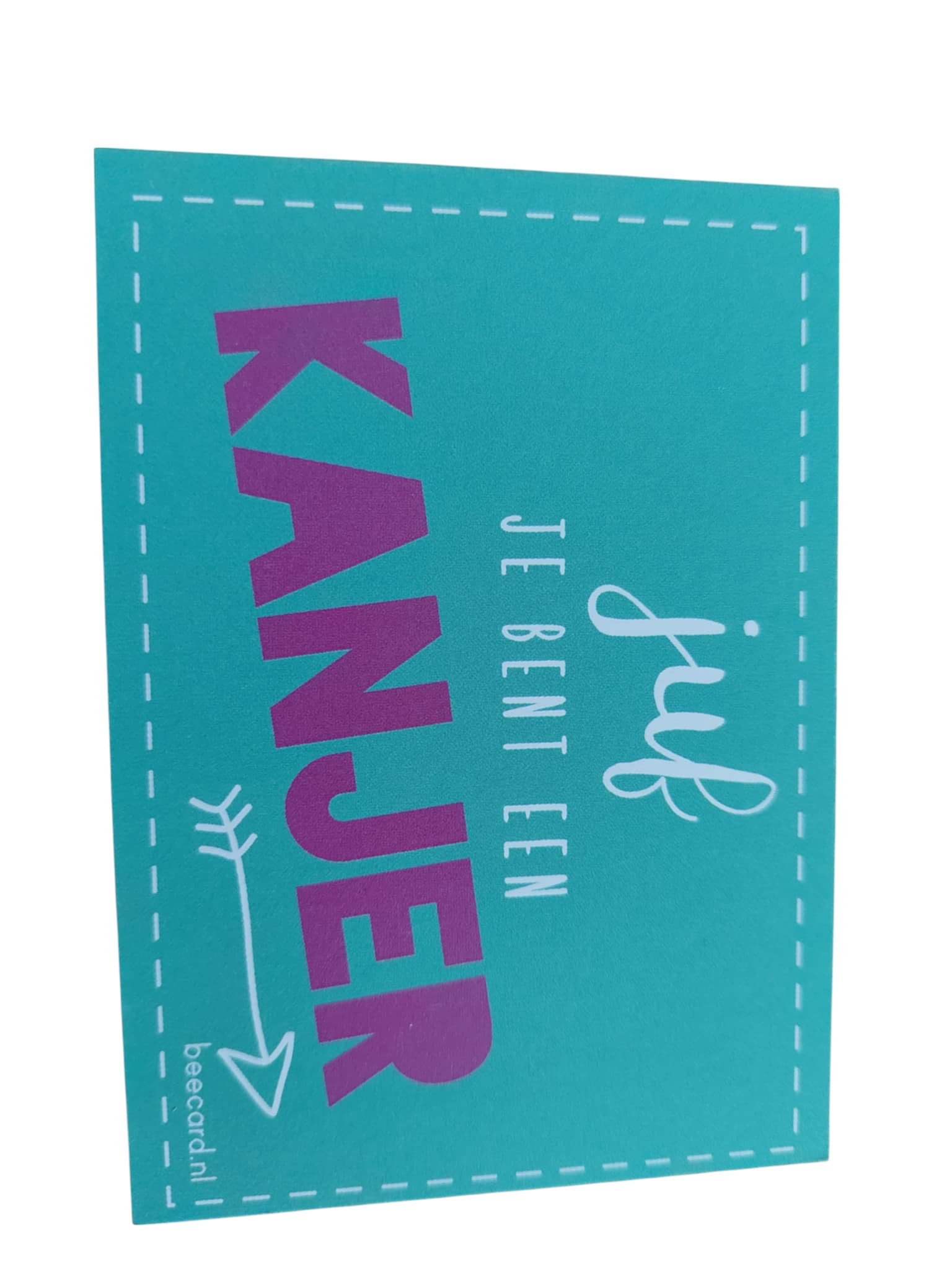 juf je bent een KANJER kaartje