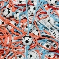 Naamsleutelhanger voetbal