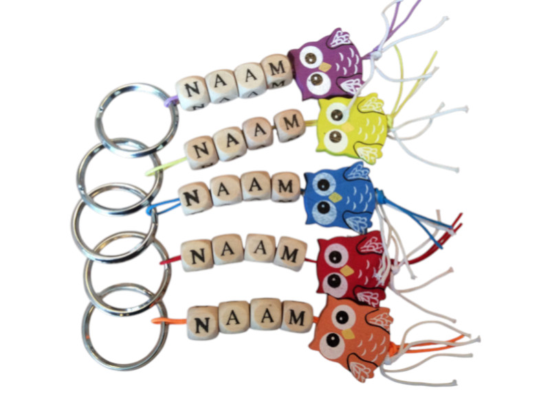Naamsleutelhanger uiltje