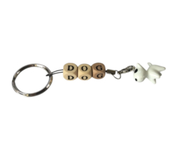 Naamsleutelhanger hond