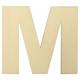 Houten plakletter M