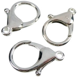 Metalen sleutelhanger sluiting 35 mm.