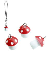 Kunststof hanger/bedel paddestoel