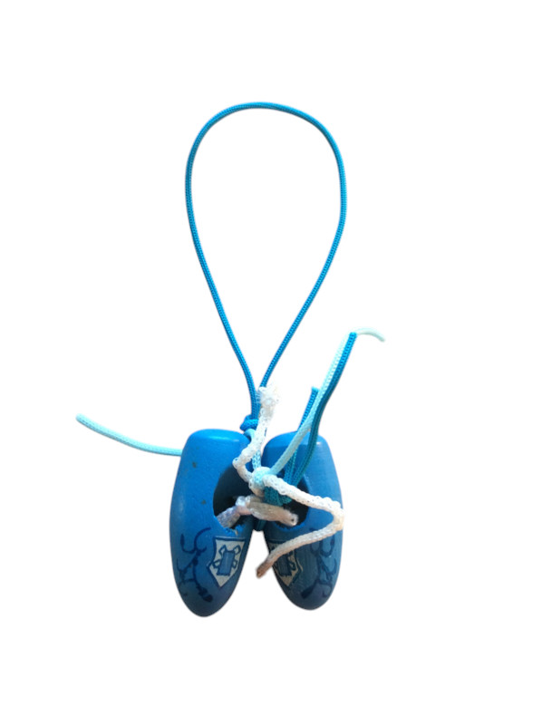 Naamsleutelhanger klompjes