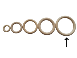 Ring hout 100 mm x 13 mm - beuken