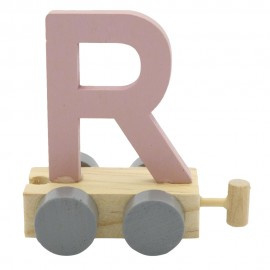 Treinletter R roze