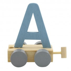 Treinletter A blauw