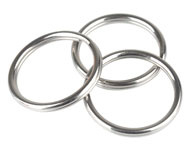 Metalen sleutelhangerring 25 mm.