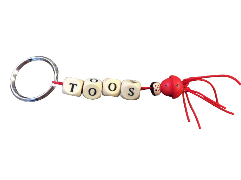 Naamsleutelhanger lieveheersbeestje