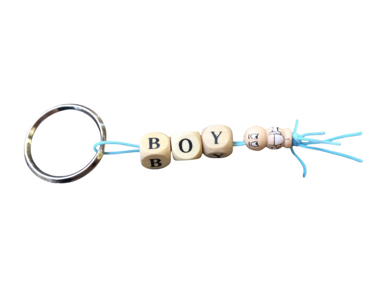 Naamsleutelhanger baby jongetje