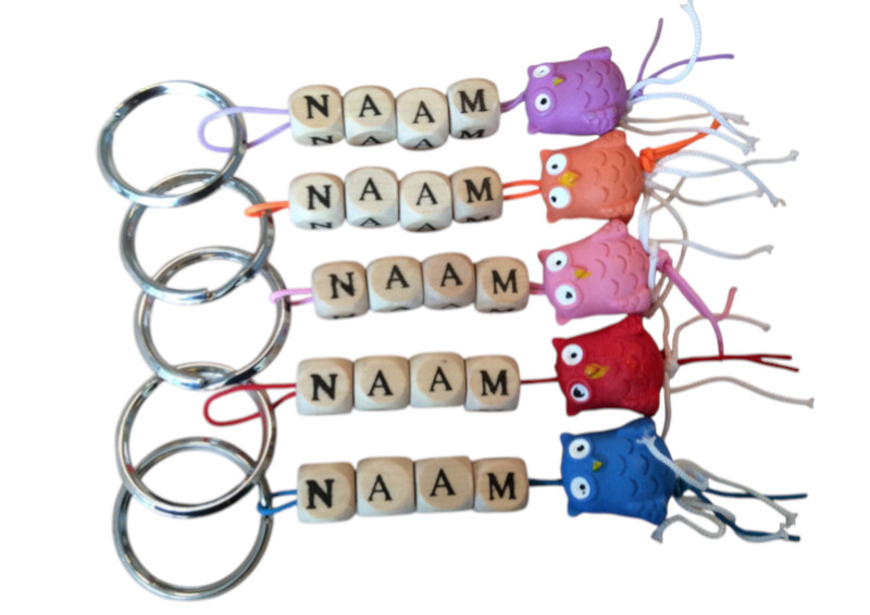 Naamsleutelhanger uiltje