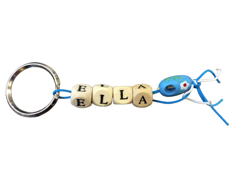 Naamsleutelhanger klompje mini