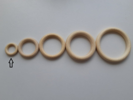 Ring hout 34 mm x 7 mm - beuken
