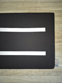 (V) Kussen kallax canvas zwart 39 x 112 x 6 cm