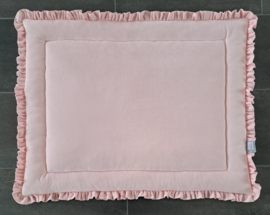 Boxkleed nicky velours met hydrofiele ruche