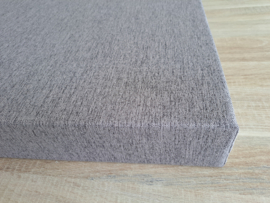 2 tuinbankkussens licht taupe gemeleerd