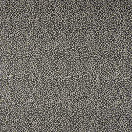 Katoen panterprint beige