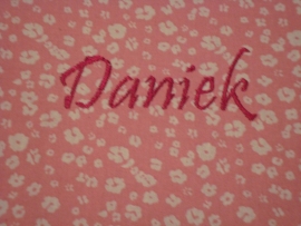 Boxkleed recht patchwork met naam
