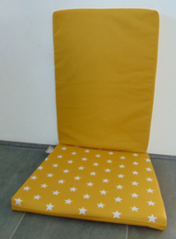 Kussenset schommelstoel ster/uni