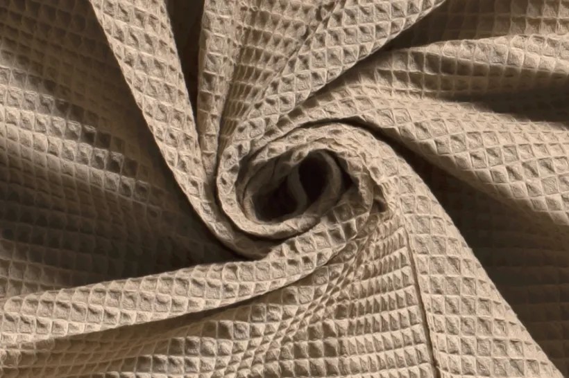 Wafelkatoen beige (052)