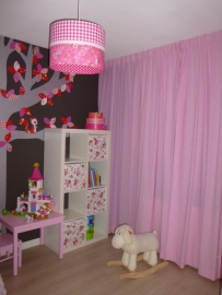 Gordijnen 0.4 ruit roze