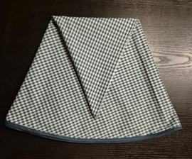 Tafelkleed rond 140 cm geruit 0.4 cm