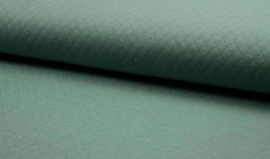 Gestepte tricot diamond oudgroen (022)