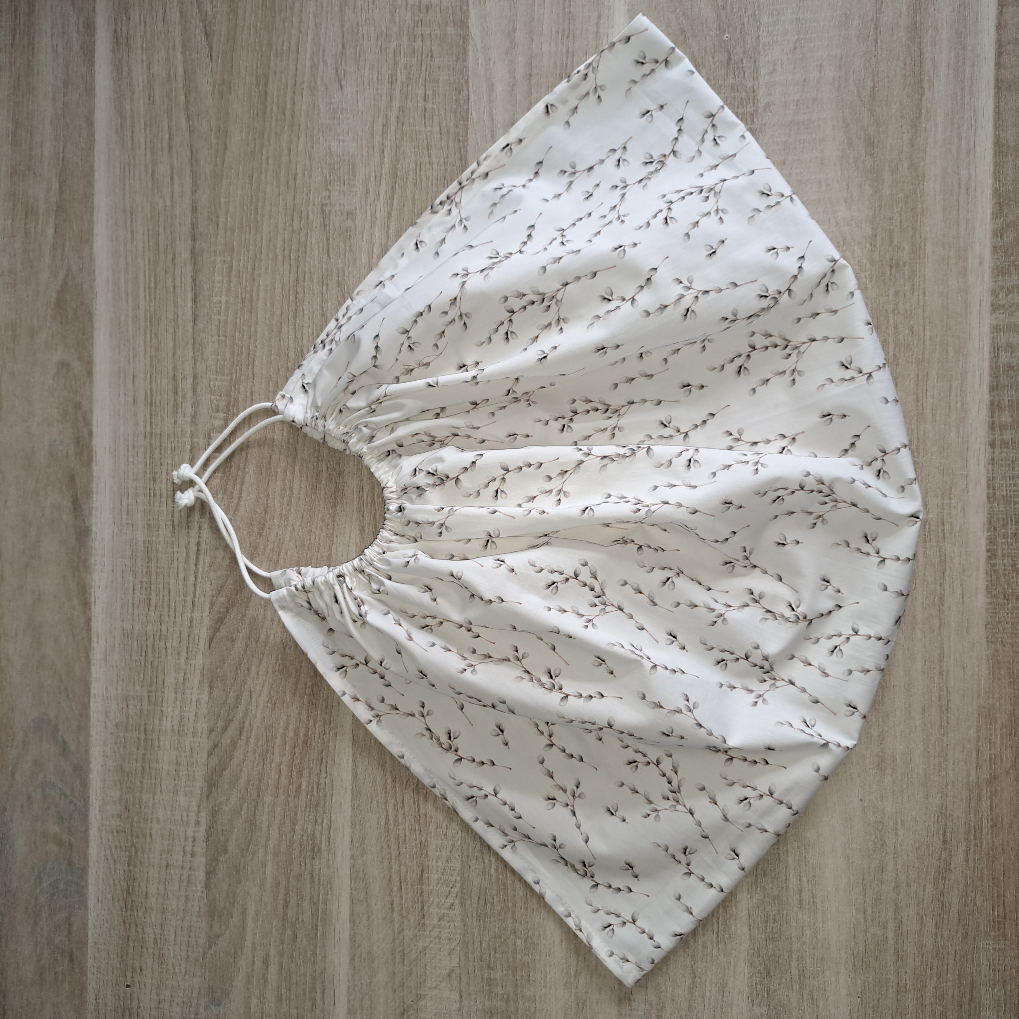 Weegdoek katoen katjes wilgentak off-white