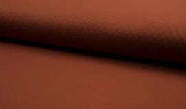 Gestepte tricot diamond bruin (057)