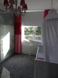 Gordijnen rood/roze/fuchsia