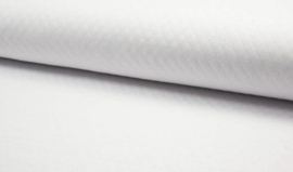 Gestepte tricot diamond wit (050)
