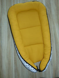 Babynestje wafelkatoen/poplin triangel