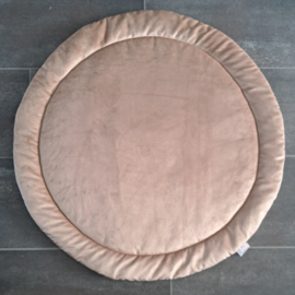 Boxkleed rond velours holland velvet goud