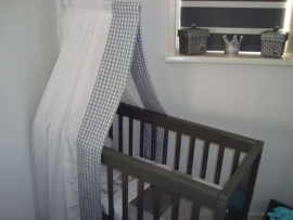 Babykamer set wit/grijs