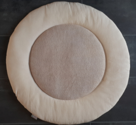 Boxkleed rond wafelkatoen/badstof model B