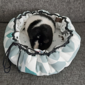 Kleine huisdieren mand/kleed rond