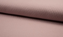 Gestepte tricot diamond oudroze (013)