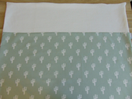 Set babykamer cactus oud mint/wit